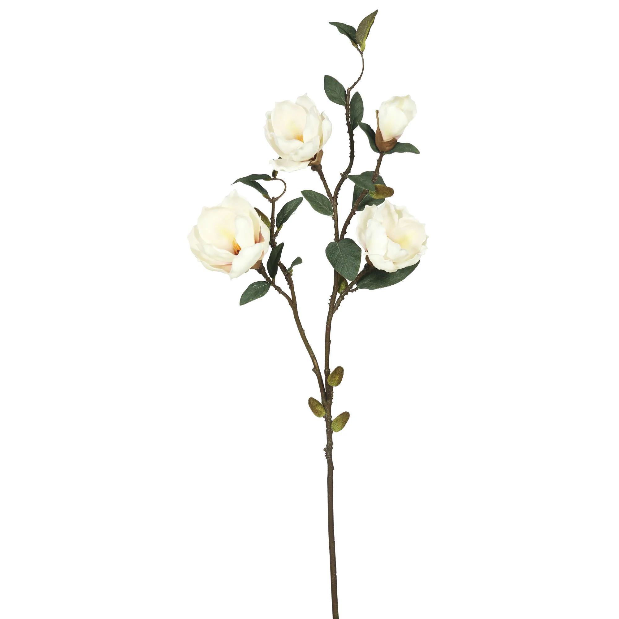 Vickerman 38" Cream Magnolia Artificial floral Stem, Set of 3 | Walmart (US)