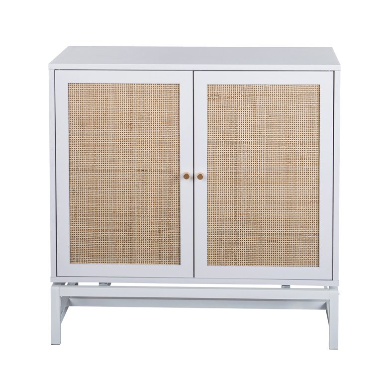 Ouyessir Buffet Sideboard with Handmade Natural Rattan Doors, Storage Cabinet Console Table Accen... | Walmart (US)