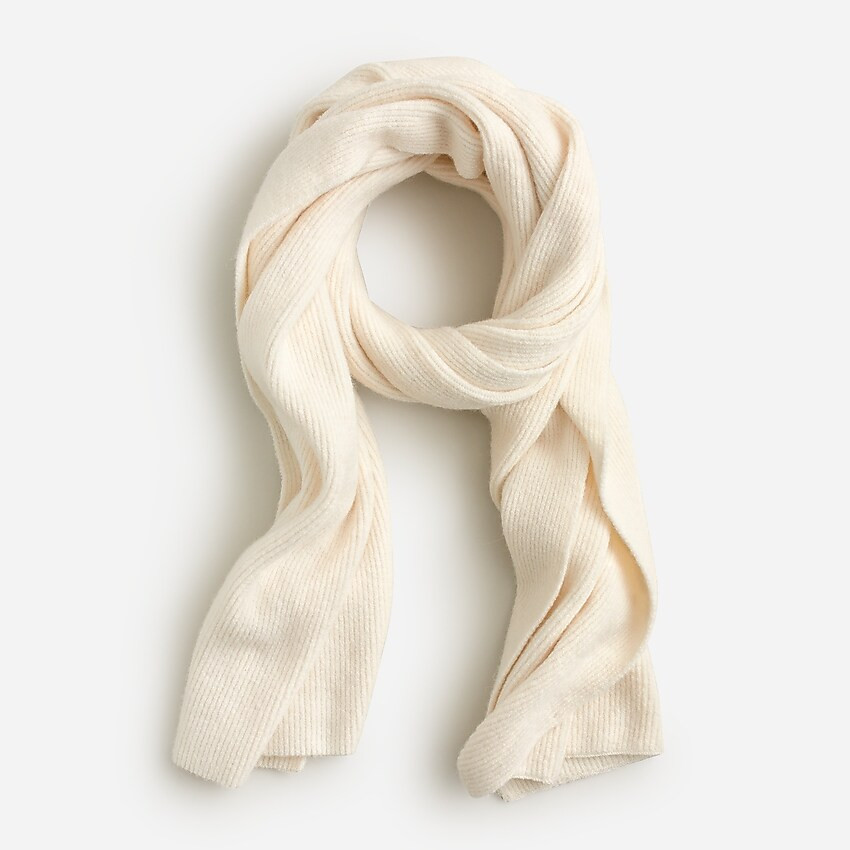 Ribbed scarf in Supersoft yarn | J. Crew US