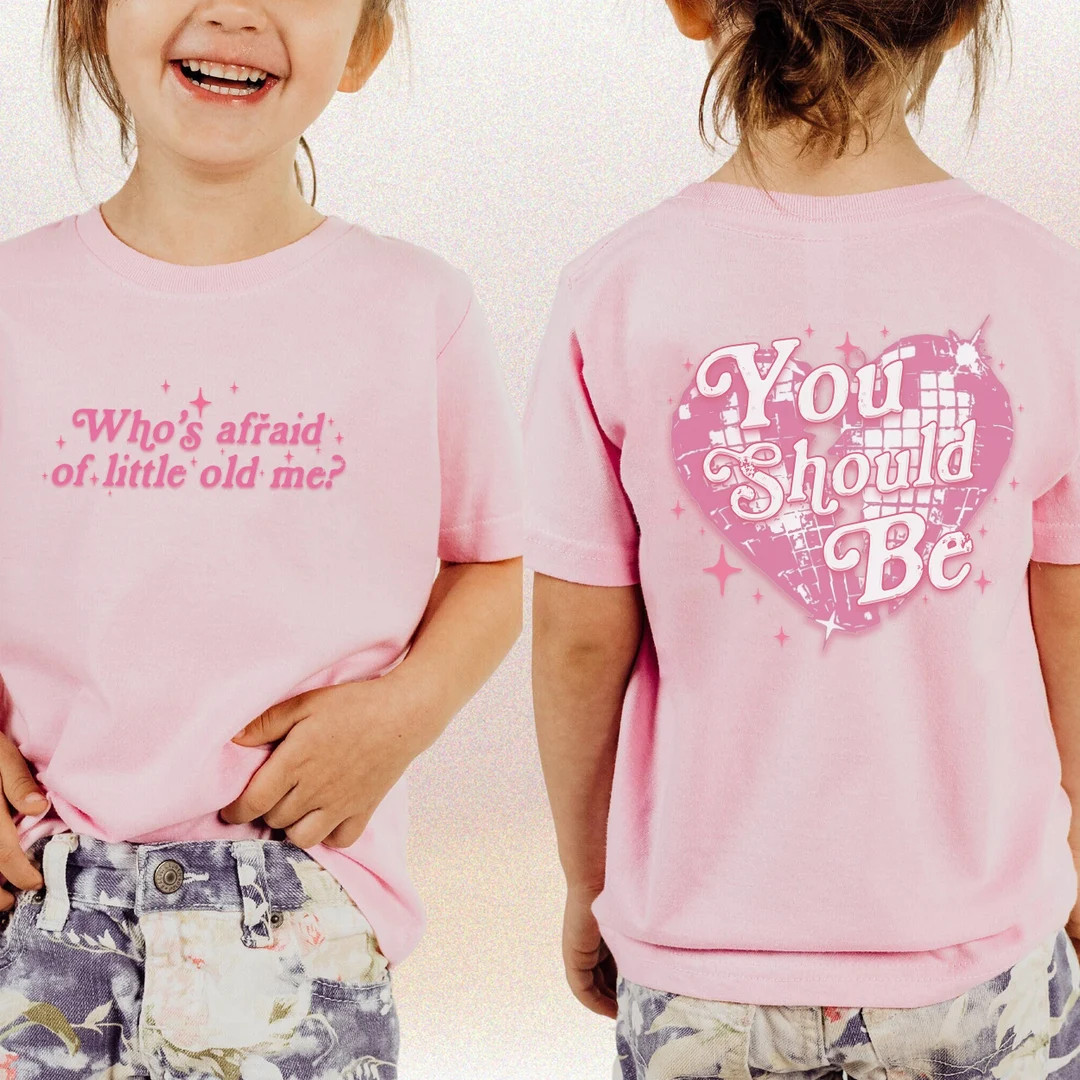 Who's Afraid of Little Old Me Youth Shirt, Kids Shirt, Tortured Poet Kids T-shirt, Gift for Niece... | Etsy (US)