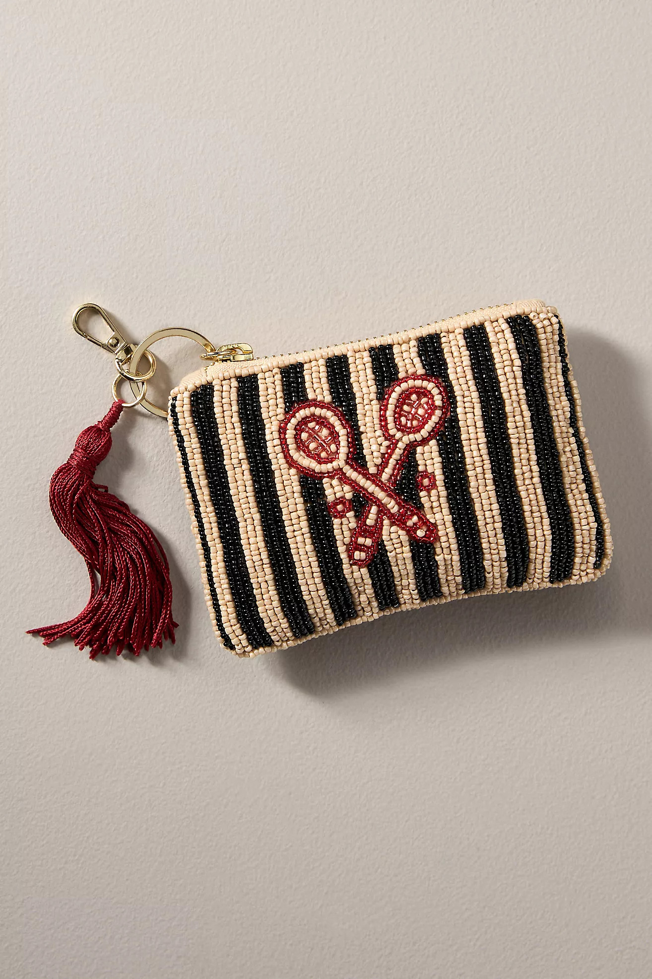 Beaded Coin Purse: Rackets Edition | Anthropologie (US)