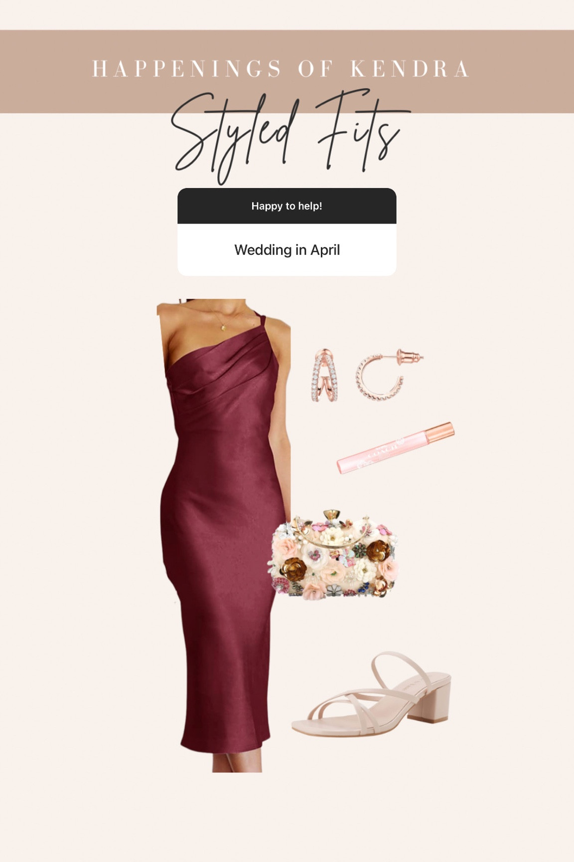 April Wedding Guest Styled Outfit from @amazonfashion

#LTKunder50 #LTKstyletip #LTKwedding