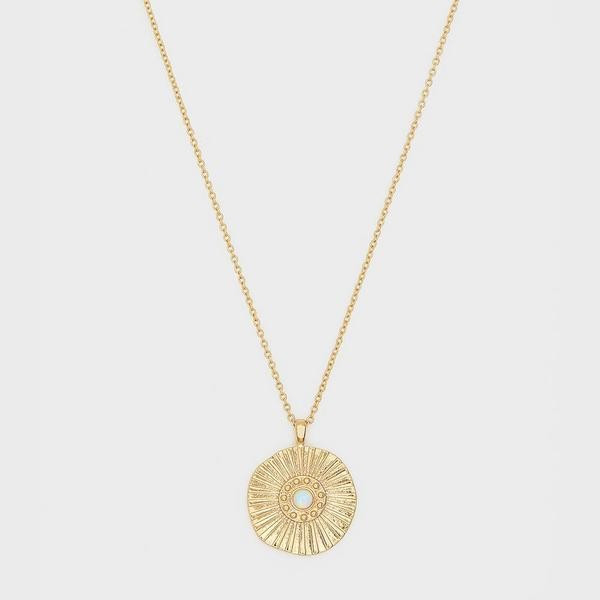 Sunburst Coin Necklace | Gorjana