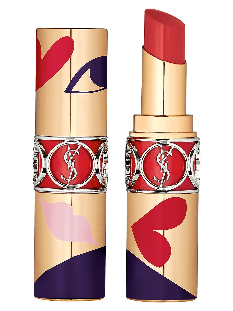 Yves Saint Laurent Collector's Edition Rouge Volupté Shine Lipstick - Red | Saks Fifth Avenue