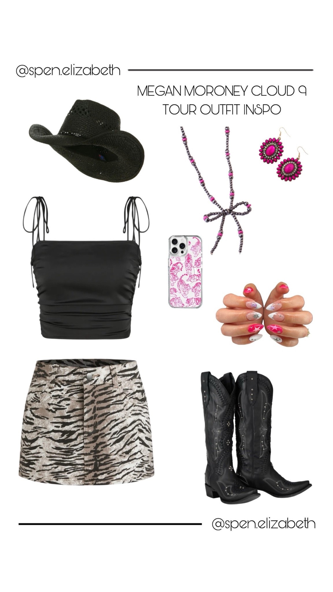 megan moroney cloud 9 tour concert outfit inspo!!
jewelry- shein