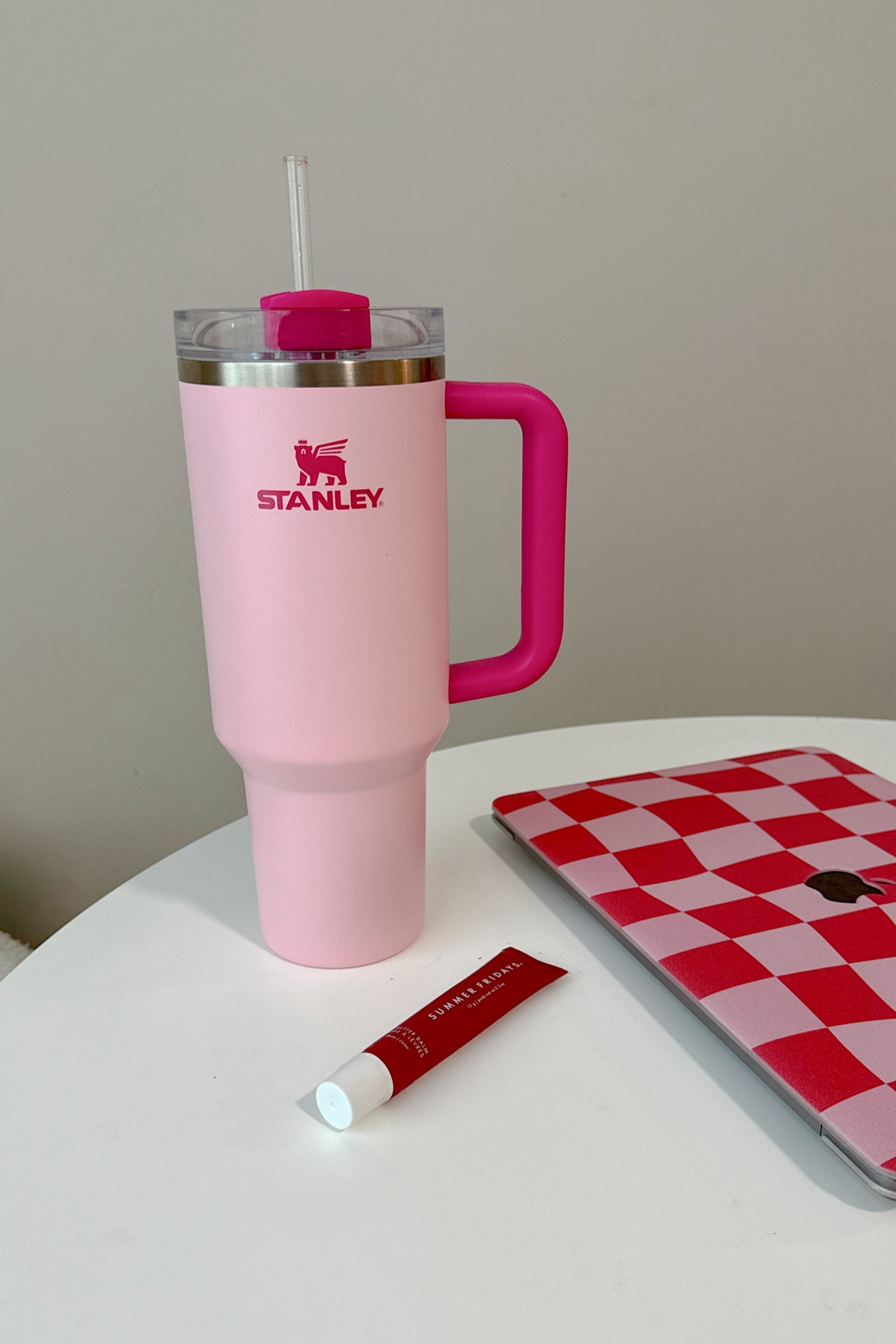 Pink flamingo Stanley cup #stanleycup #pinkstanley #tumblercup #waterbottle 