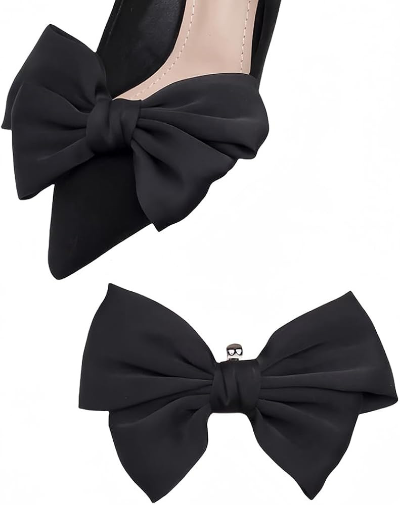 Elegant Bow Shoe Clips for Women - 2PCS Detachable Buckles for Boot Decoration - Wedding Party Ac... | Amazon (US)