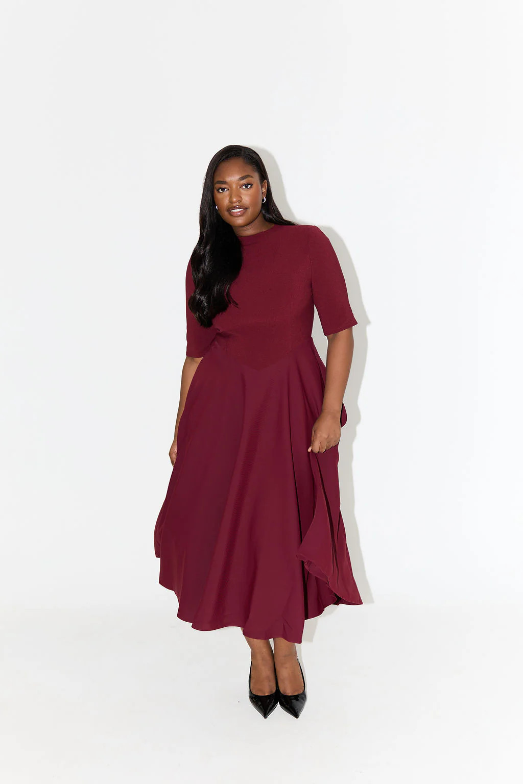 The Ultimate Muse Half Length Sleeve Midi Dress | Odd Muse