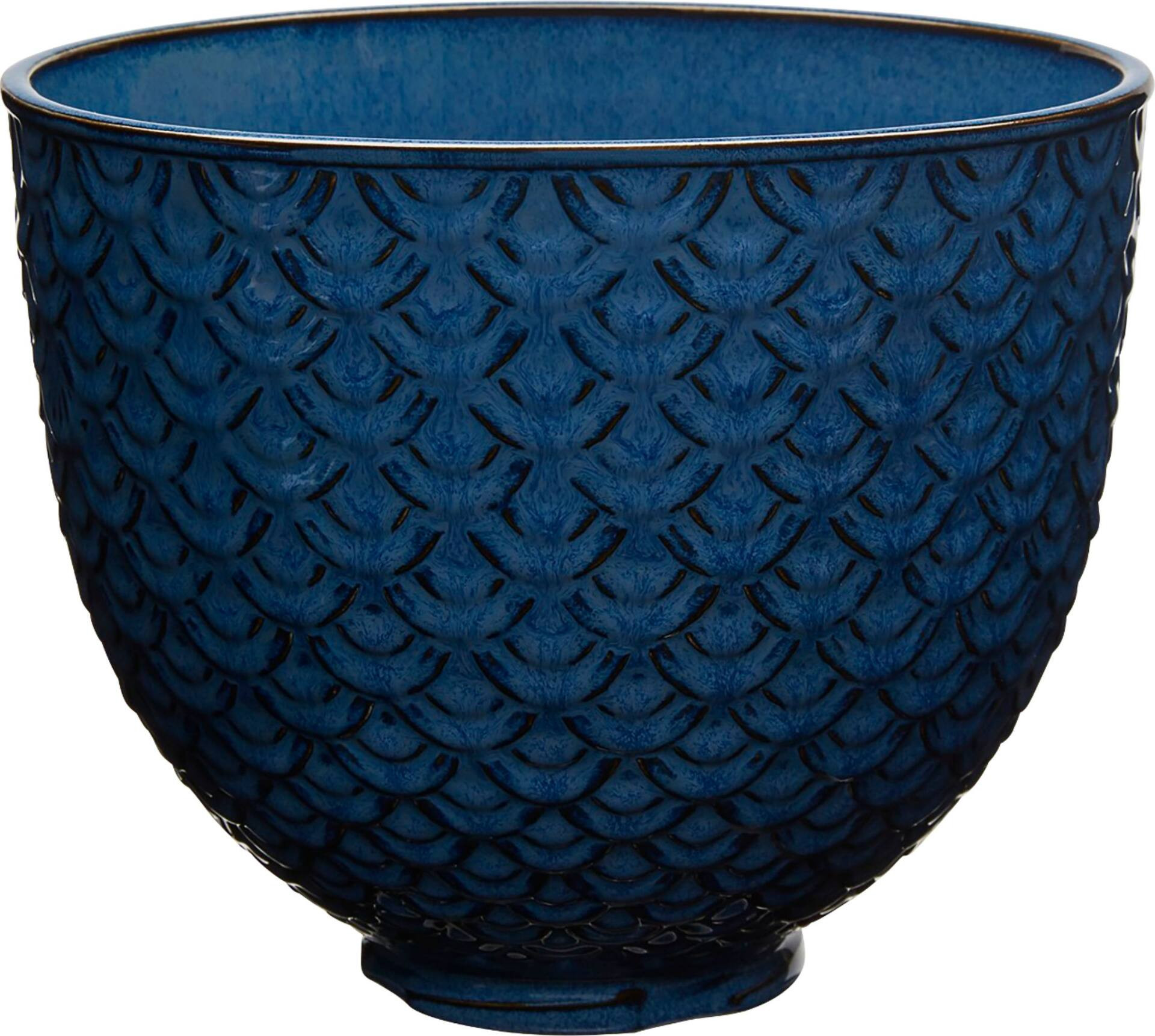 KitchenAid KitchenAid® 5 Quart Blue Mermaid Lace Ceramic Bowl Blue Mermaid Lace KSM2CB5TML - Bes... | Best Buy U.S.