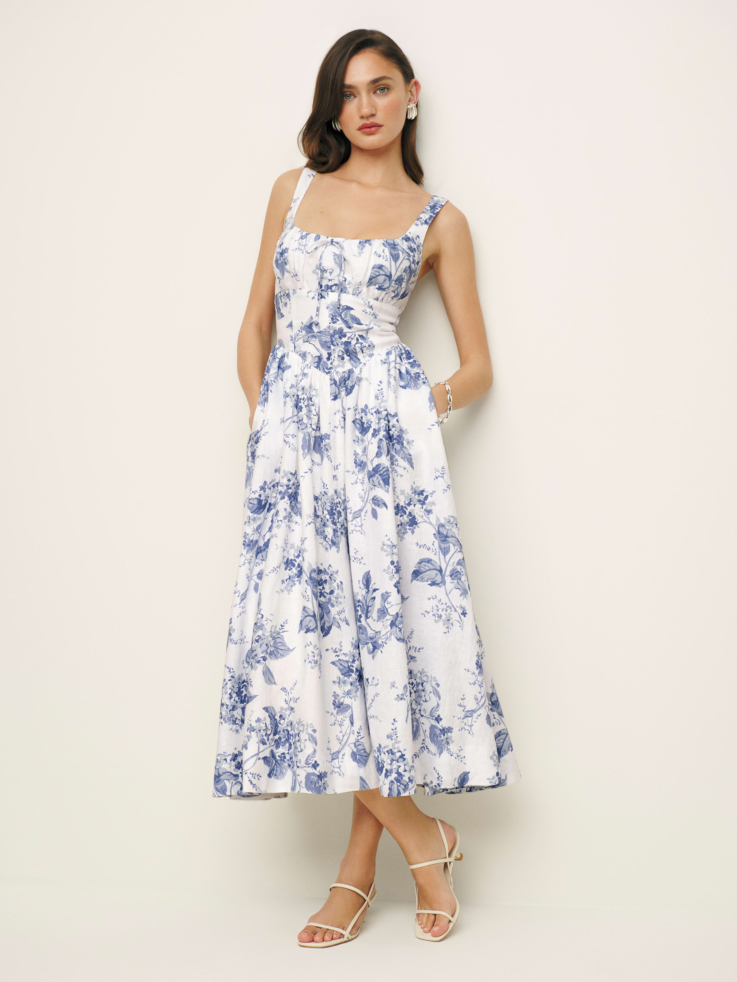 Balia Linen Dress | Reformation (Global)