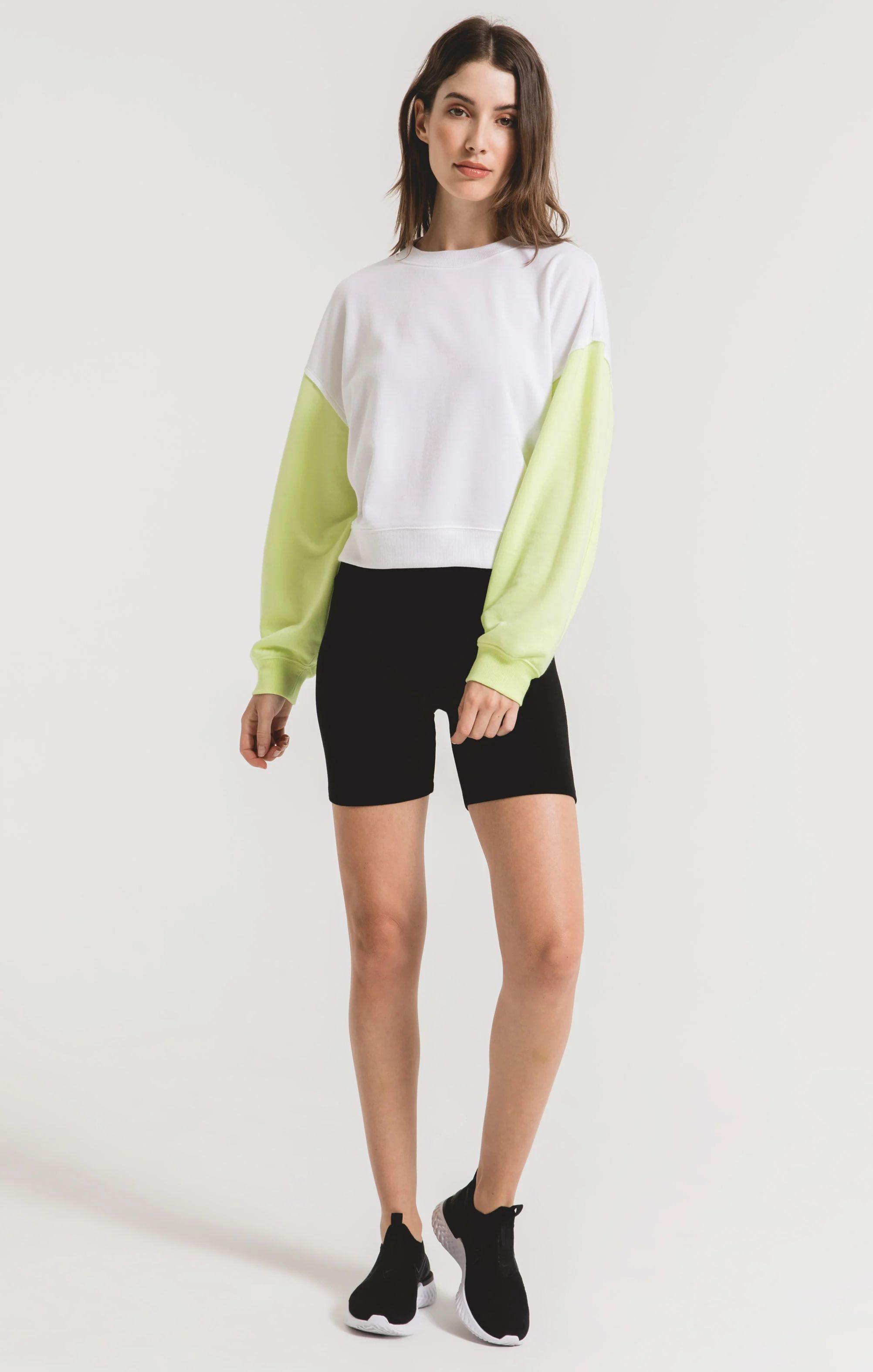 Colorblock Neon Sleeve Sweatshirt | Z Supply
