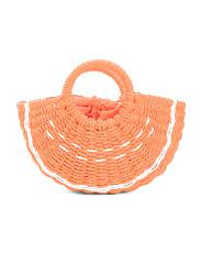 woven satchel | TJ Maxx
