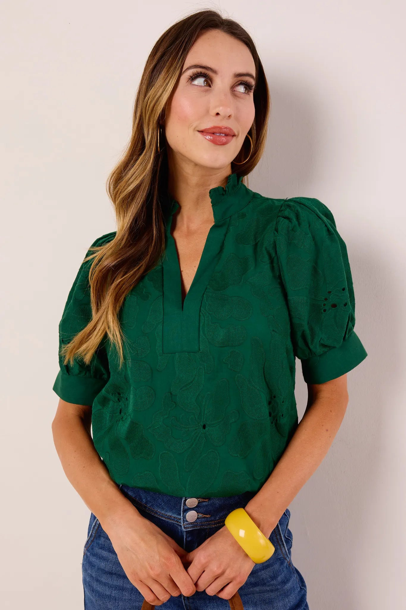 Angela Top- Green | Avara