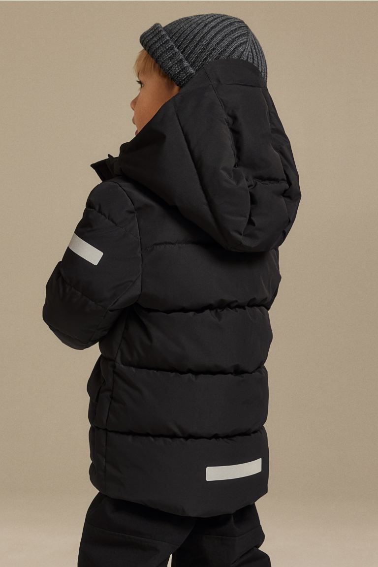 Water-resistant padded jacket - Black - Kids | H&M GB | H&M (UK, MY, IN, SG, PH, TW, HK)