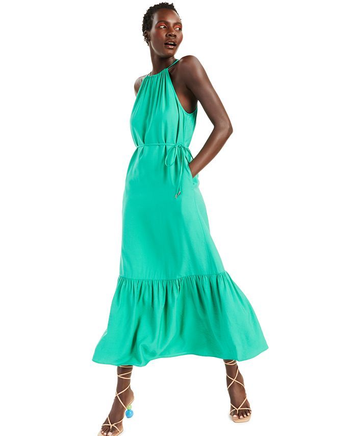 INC Halter-Style Maxi Dress, Created for Macy's | Macys (US)