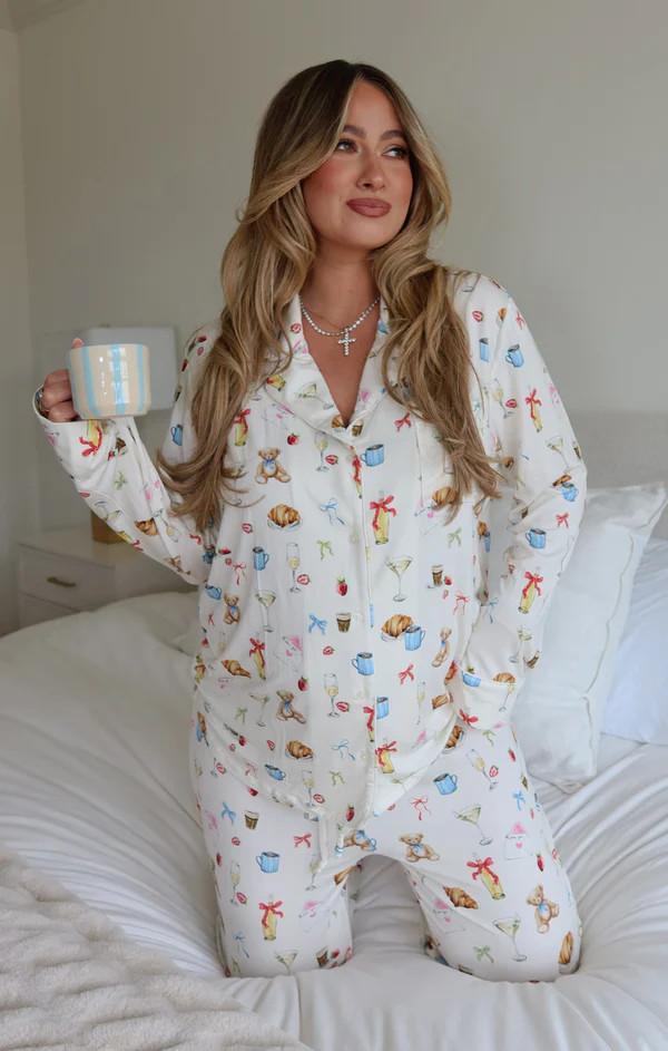 Classic PJ Set ~ Sundays in Paris Jersey | Show Me Your Mumu