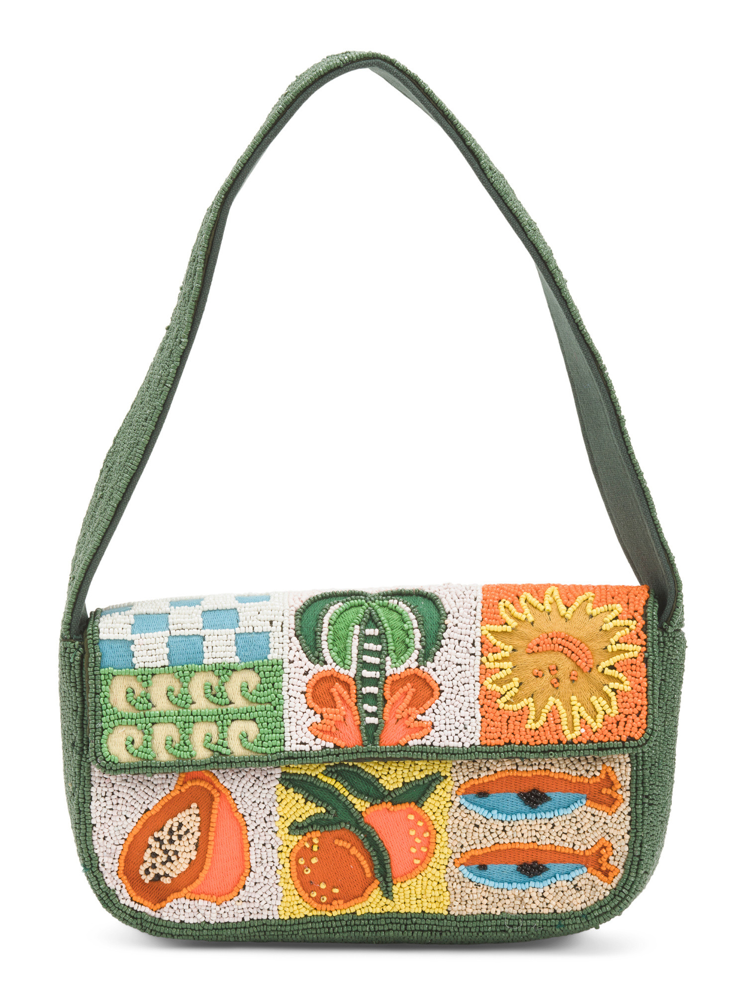 Beaded Amalfi Coast Shoulder Bag | TJ Maxx