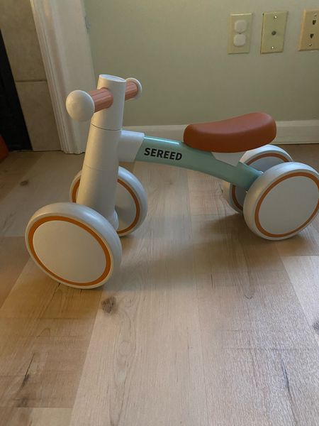 Toddler balance bike is so nice. It’s just four wheels and my one year old loves to balance and walk around on it.

Baby bike, toddler bike, bike, balance bike, first birthday gift, one year old

#LTKfindsunder50 #LTKbaby #LTKkids