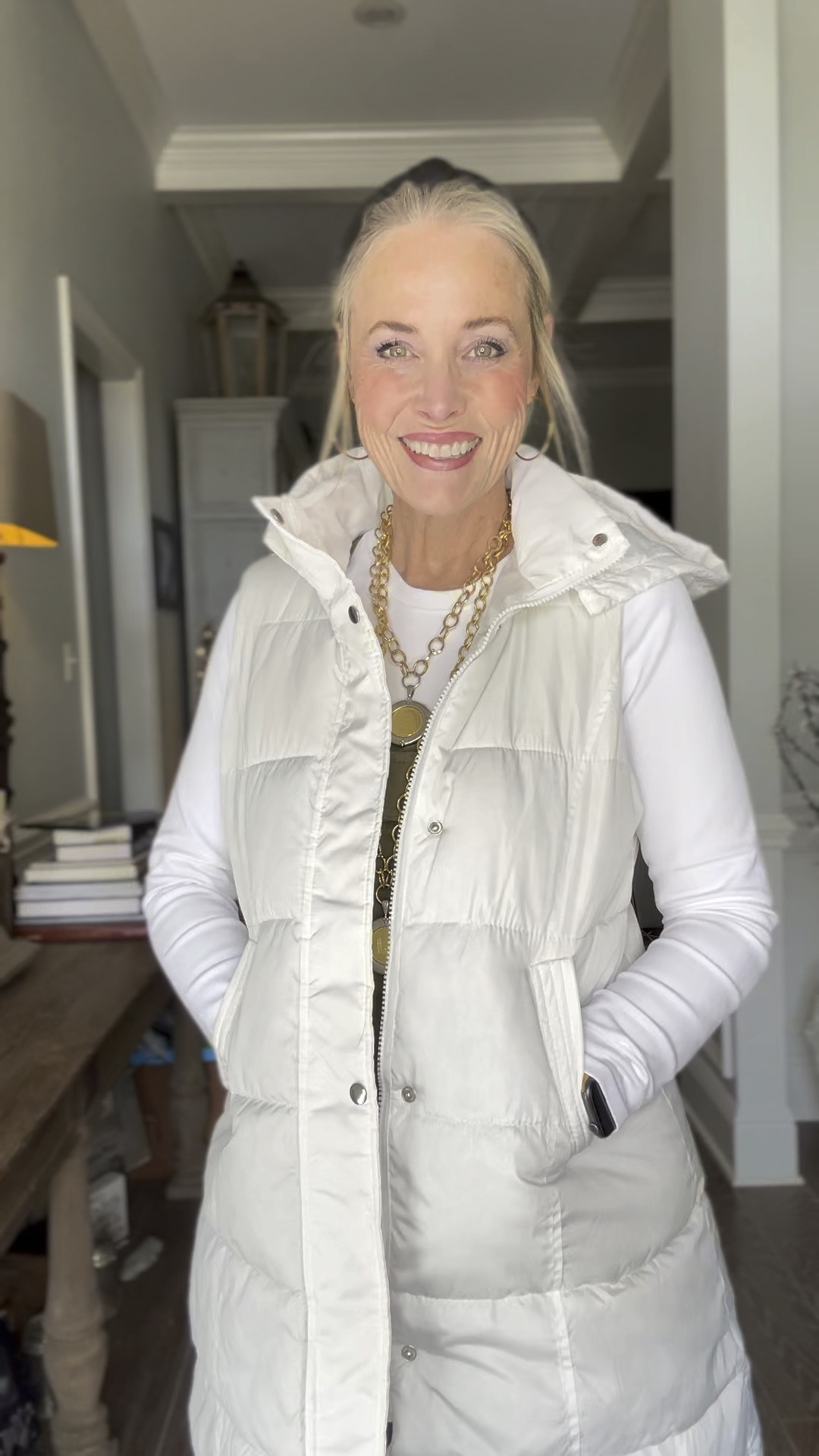 I loved the army green one so much, I had to get my all-time fave midi length puffer vest in white, too!  It. Is. Gorgeous. And size-inclusive (XS-XXL). And comes in 7 colors. And it’s on sale right now!! 

#LTKTreatYourself


#LTKmidsize #LTKSeasonal #LTKsalealert