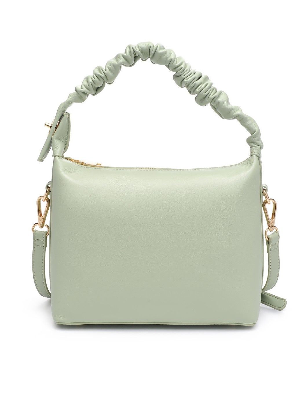 Ruched Handle Satchel Bag - Extended Length | Eloquii