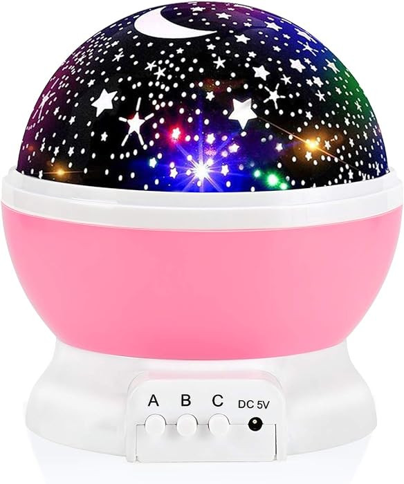Night Light for Kids, Toys for 3 4 5 6 7 8 Year Old Boys Girls, Star Projector 360 Degree Rotatio... | Amazon (US)