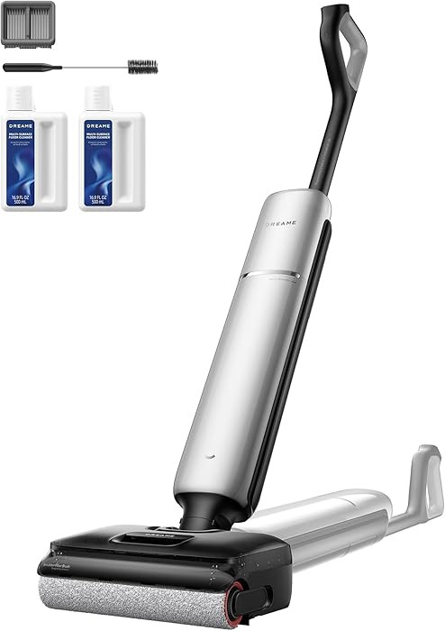 DREAME Aero Pro Wet Dry Vacuum Mop, Ultra-Slim with Hot Self-Cleaning/Self-Drying, 0 Hair Tangle ... | Amazon (US)