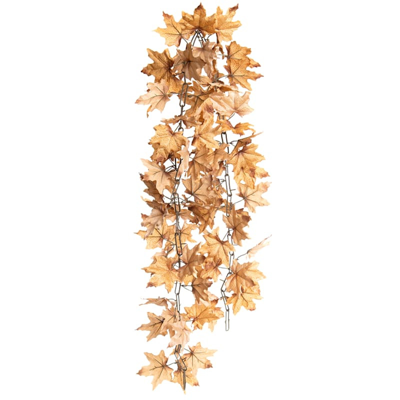 Yellow Maple Ivy Chain Garland, 72" | At Home