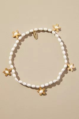 Single Flower-Charm Anklet | Anthropologie (US)