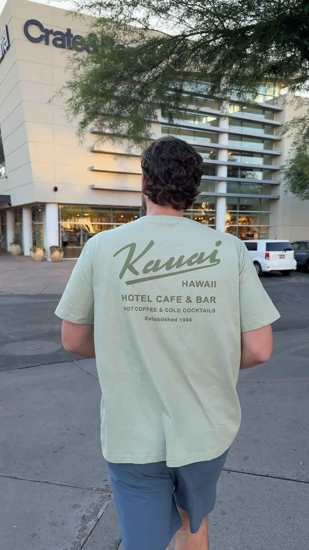 Tyler’s outfit! He is 6’2 wearing XL in the tshirt and 32 in the shorts.