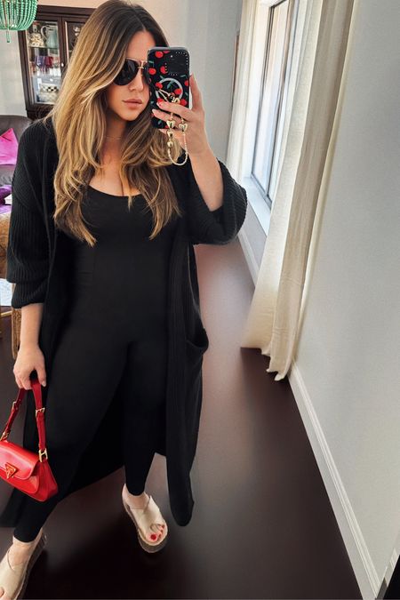 The easiest go to outfit is a black catsuit🖤 found both high and low options. 

#LTKover40 #LTKmidsize #LTKstyletip