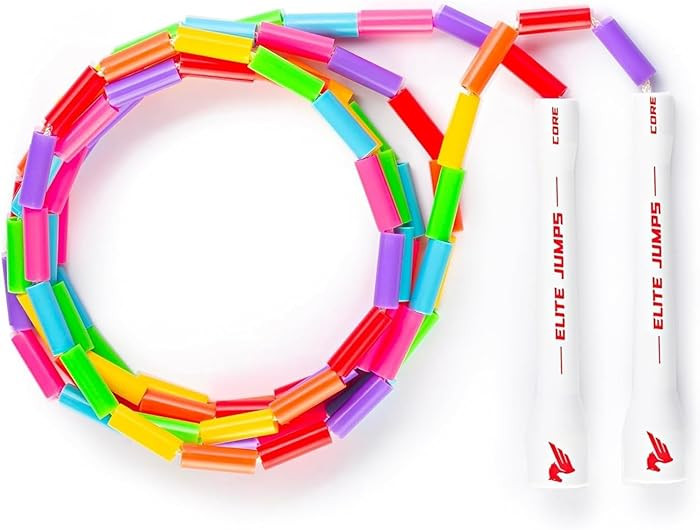 Beaded Kids Exercise Jump Rope - Segmented Skipping Rope for Kids - Durable Shatterproof Outdoor ... | Amazon (US)