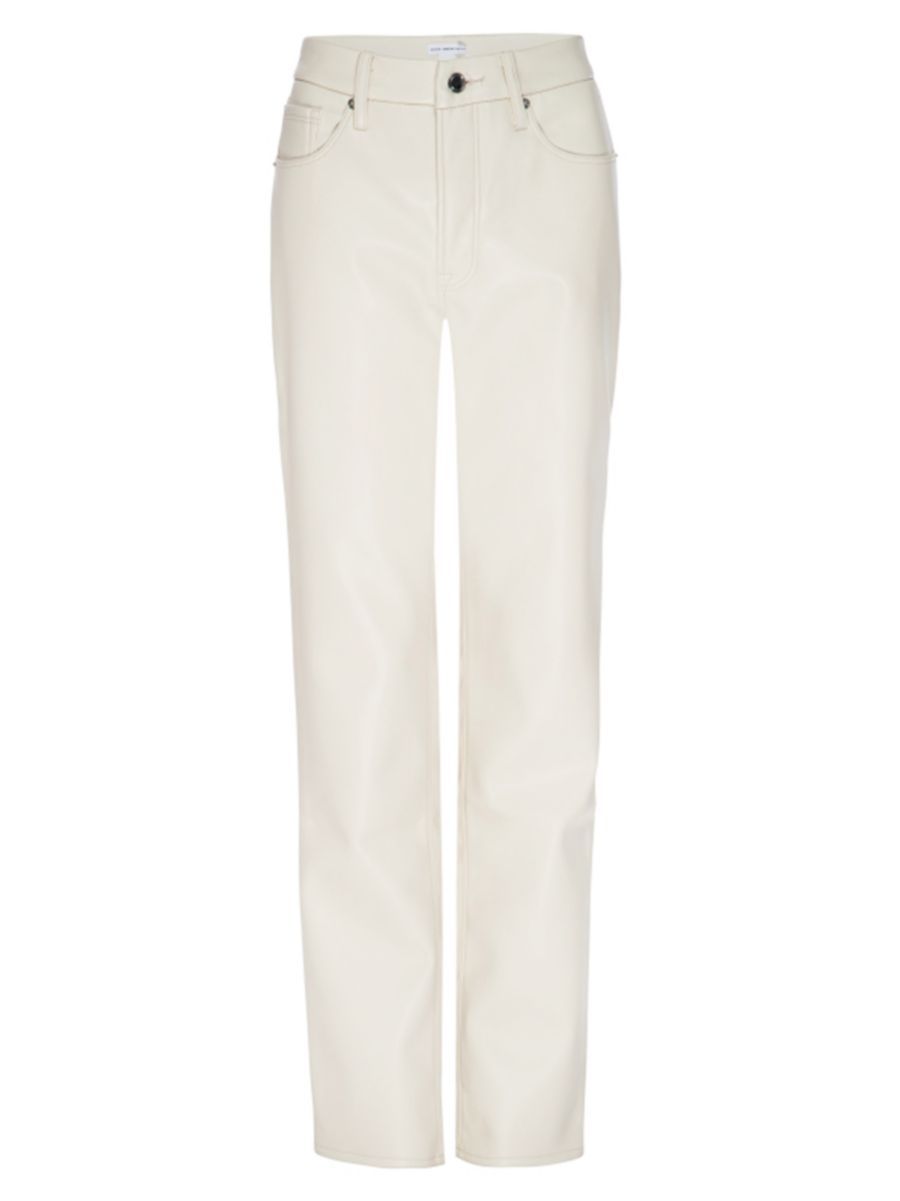 Better Than Leather Good Icon Straight-Leg Pants | Saks Fifth Avenue