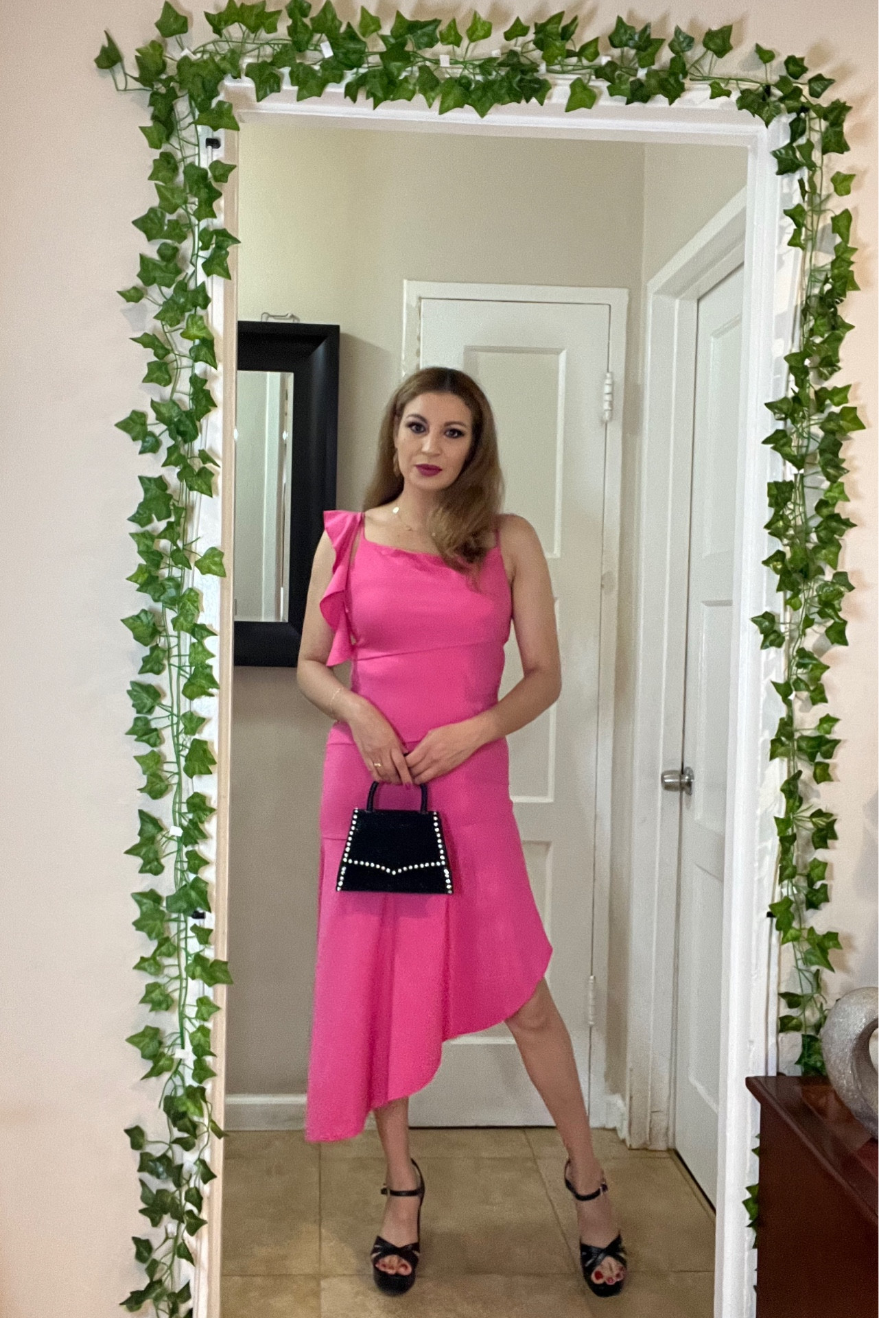 Kate Kasin Vestido de sirena con volantes para mujer, elegante, formal, con tirantes delgados, cóctel, boda, cóctel

#LTKfindsunder50 #LTKwedding #LTKstyletip