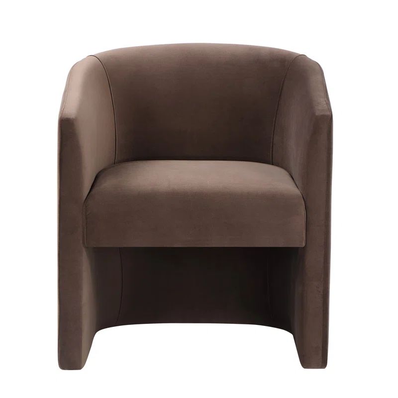 Yoel Velvet Solid Back Arm Chair | Wayfair North America