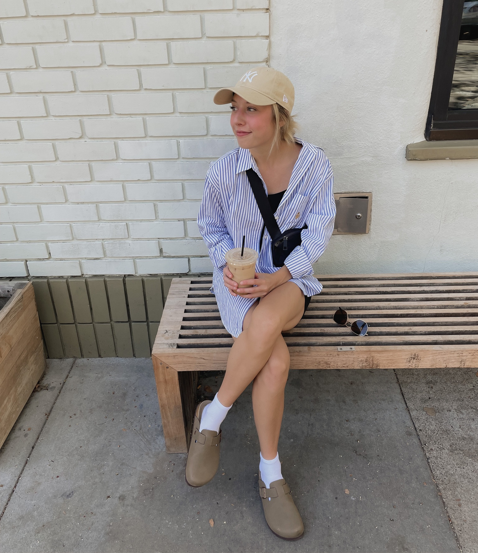 bodysuit + button up + clogs = my dream fall fit. 🍁 

#LTKstyletip #LTKunder50 #LTKunder100