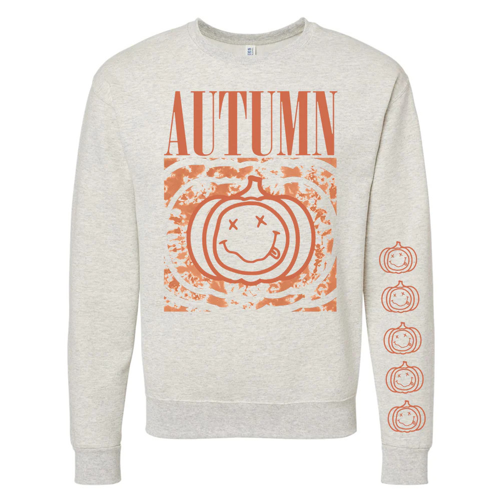 AUTUMN 'Nirvana Pumpkin' Sweatshirt | United Monograms
