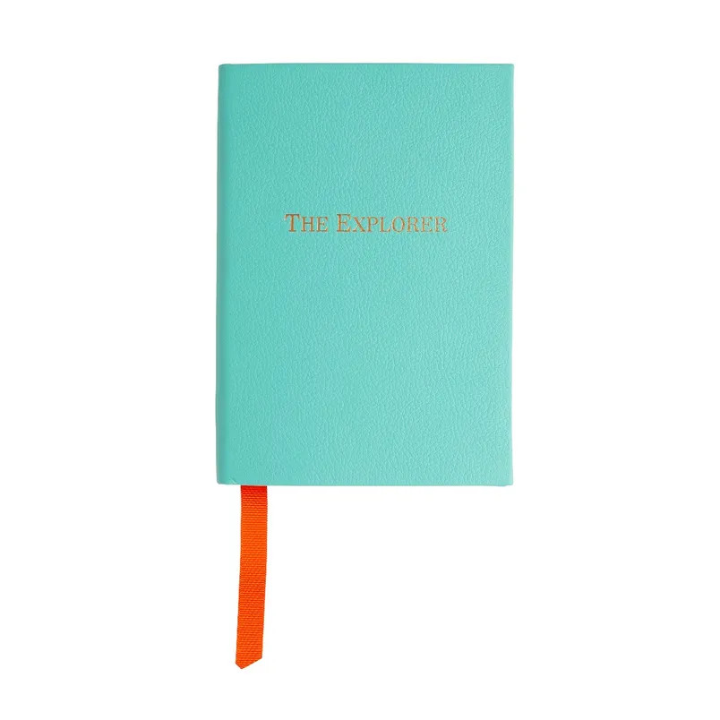 Fortnum's Leather Travel Journal, Eau de Nil | Fortnum & Mason