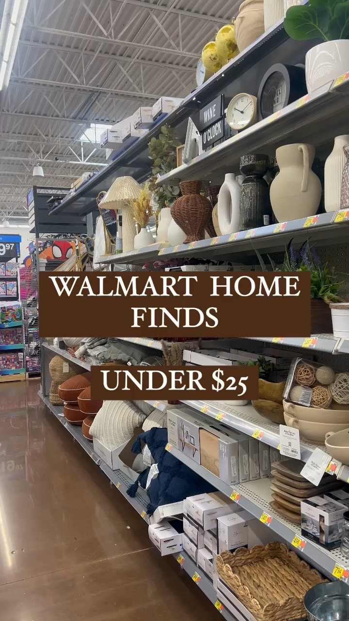 SO MANY good finds today at Walmart! I grabbed so many of these to style in my own home and I can’t wait to show you!  #walmart #walmarthome #walmartfinds 

#LTKHome #LTKVideo #LTKFindsUnder50