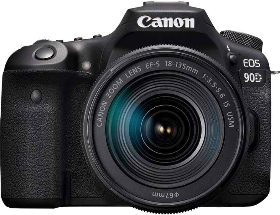 Canon DSLR Camera [EOS 90D] with 18-135 is USM Lens | Built-in Wi-Fi, Bluetooth, DIGIC 8 Image Pr... | Amazon (US)