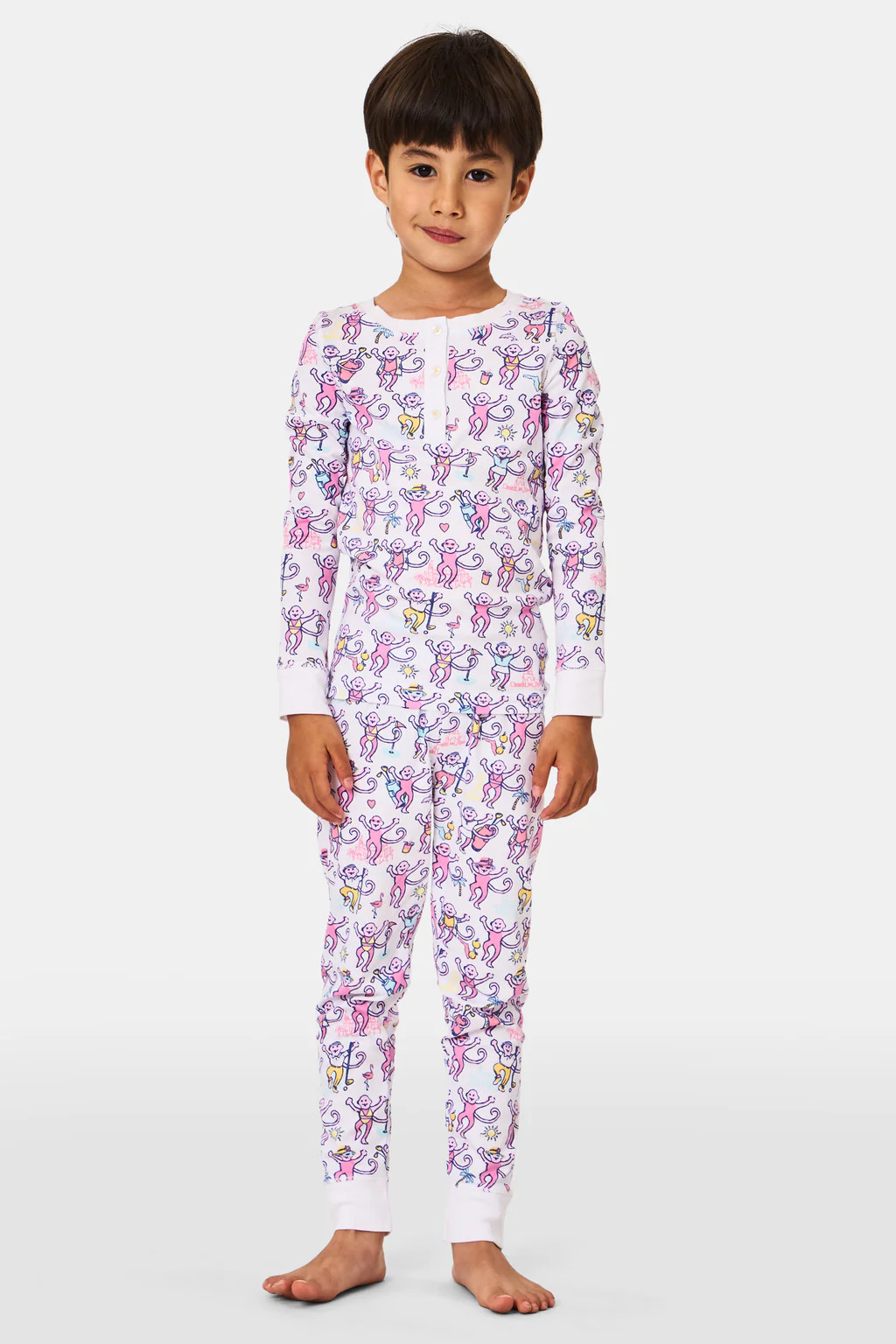 Kids Palm Beach Monkey Pajamas | Roller Rabbit