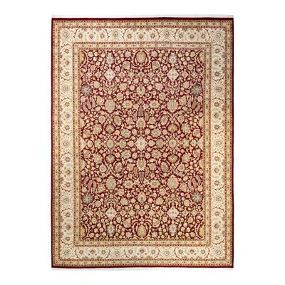 Shevaun One-Of-A-Kind Hand-Knotted Red/Ivory Area Rug 9'1" x 12'5 | Wayfair North America