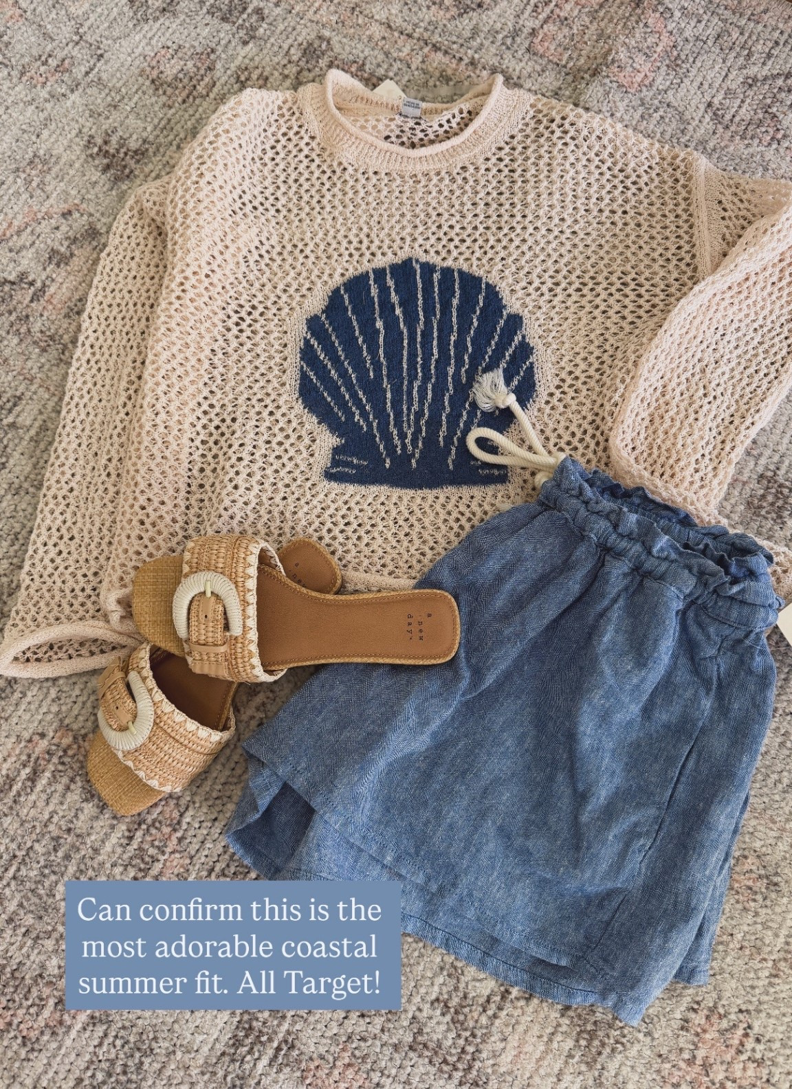 The perfect pair: coastal sweater, chambray drawstring shorts. Throw on a cute pair of woven sandals and you’re ready for the beach. Or lunch. Whatever. 

#LTKHome #LTKOver40 #LTKSeasonal