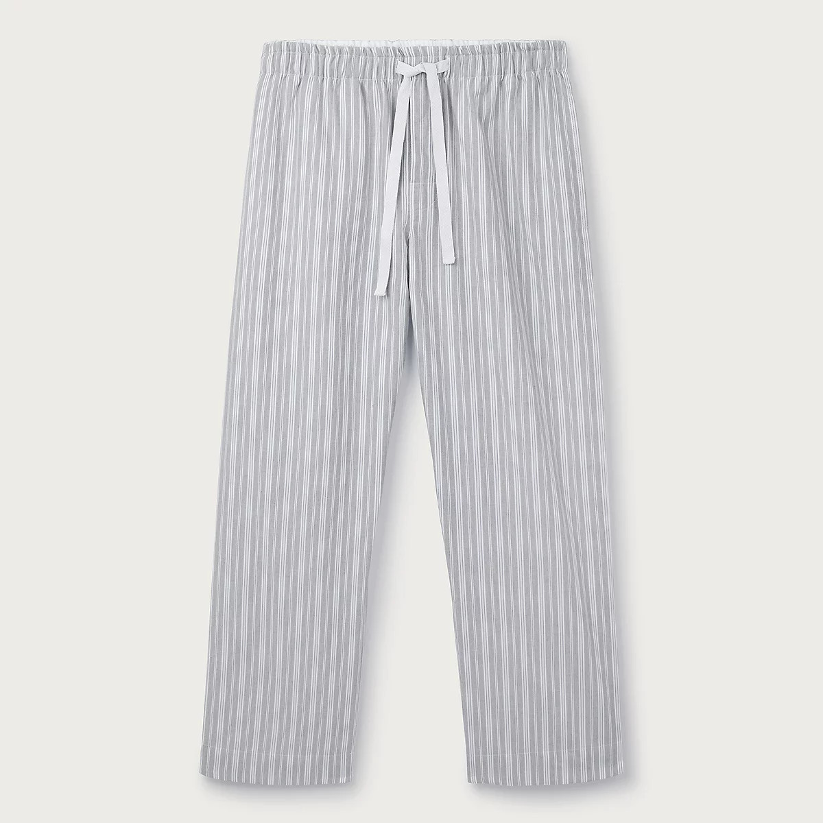 The White Company Men's Brushed Cotton Stripe PJ Bottom, Blue/Grey, Size: M | The White Company UK & ROW