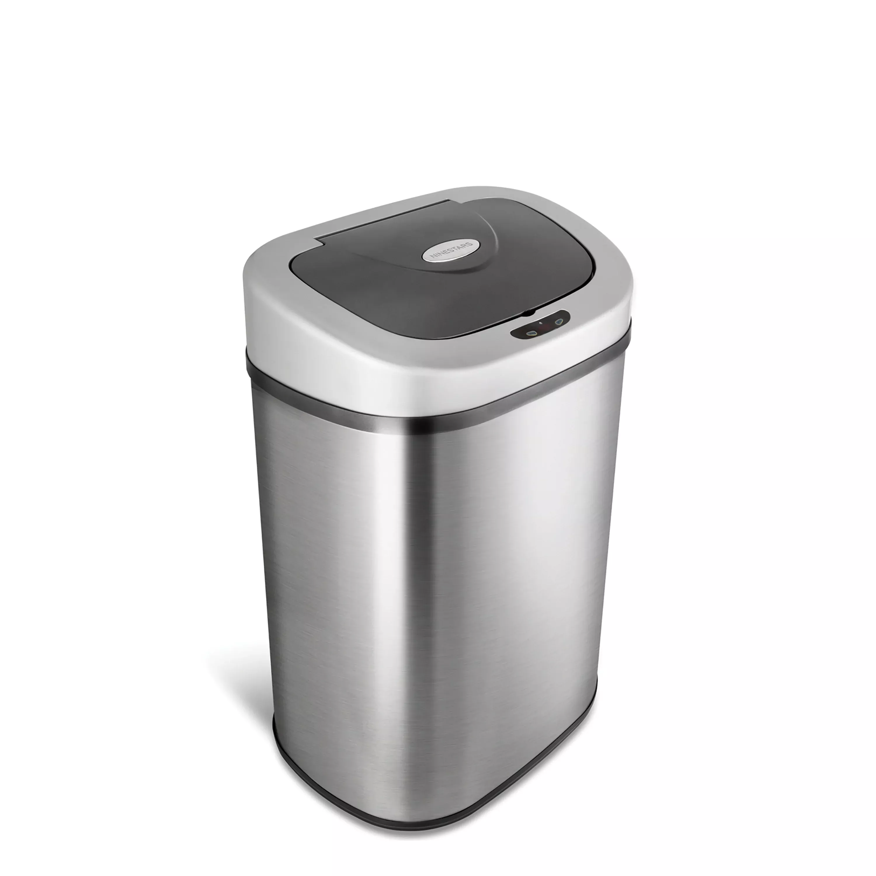 YRLLENSDAN 13 Gallon Touch Free Trash Can with Lid Auto Open, Motion Sensor  Kitchen Garbage Can Stainless Steel Dustbin for Kitchen with  Anti-Fingerprint Mute Trash Bin for Office Bedroom 