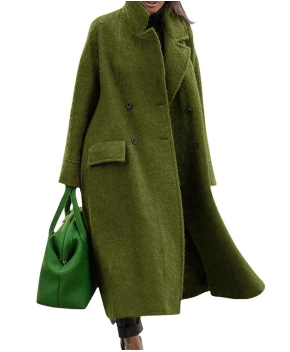 This coat makes any outfit look elevated 💚
Oversized, chic, and such a statement piece — an easy way to add color while still feeling timeless. #StatementCoat #AmazonFashion #QuietLuxury #ChicOuterwear #CapsuleWardrobe
#FallWinterStyle

#LTKSeasonal #LTKGiftGuide #LTKFindsUnder100
