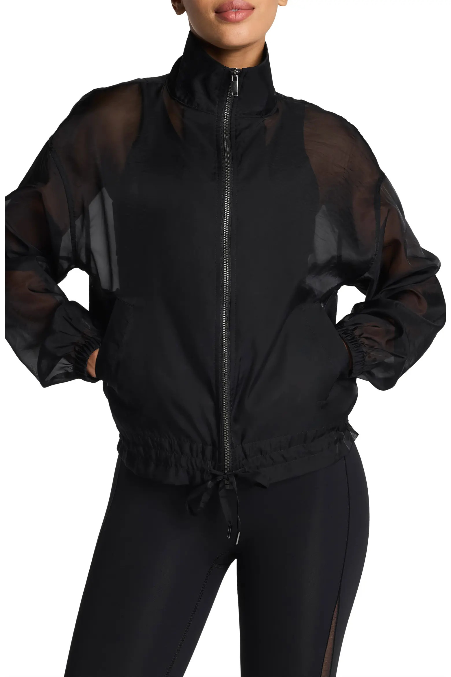 GM Sheer Full Zip Jacket (Women) | Nordstrom | Nordstrom