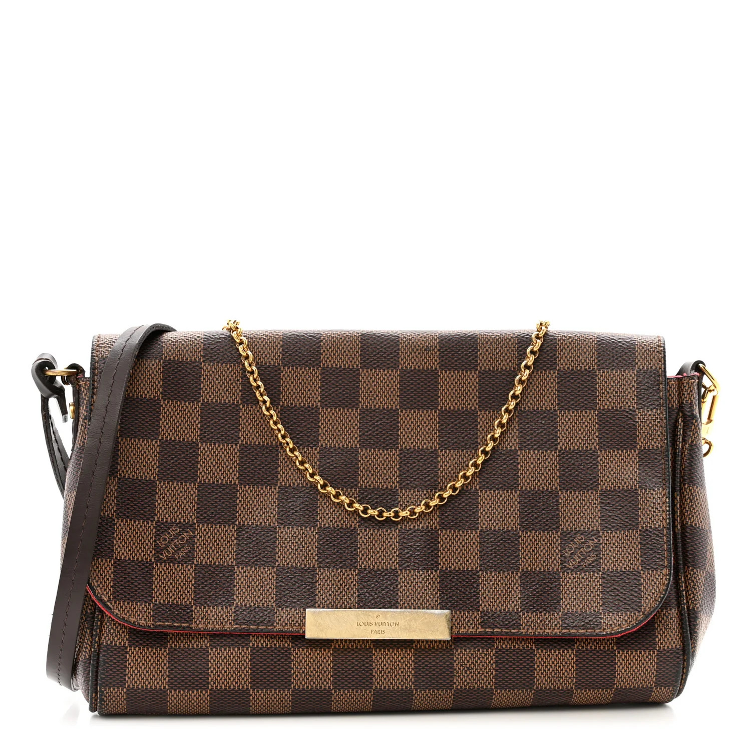 Damier Ebene Favorite MM | FASHIONPHILE (US)