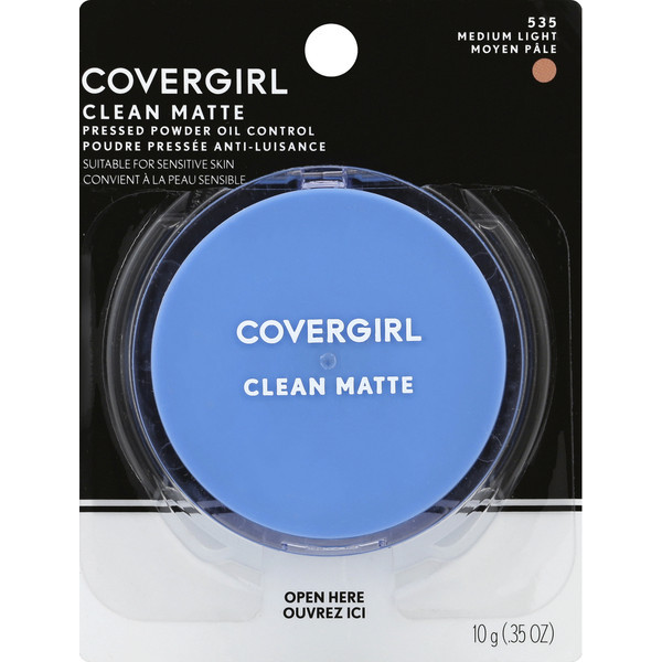 COVERGIRL Clean Matte Pressed Powder Medium - 0.35 oz | Instacart