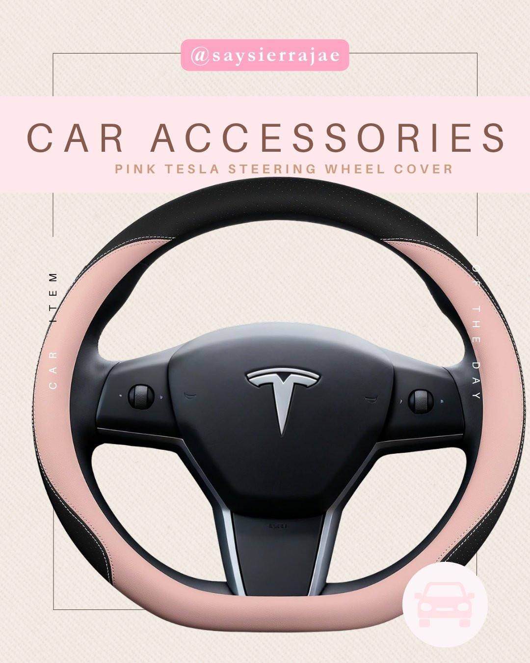 Give your Tesla a cute makeover with this pink steering wheel cover!  

 #LTKdayinmylife #LTKvlog #LTKTravel