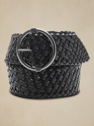 Wide Woven Belt | Banana Republic Factory